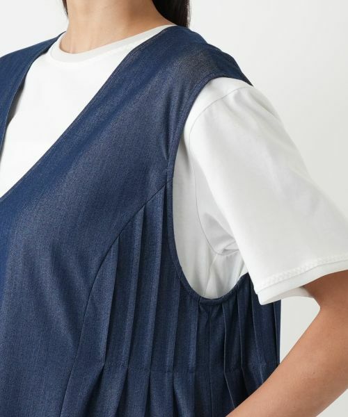 Leilian PLUS HOUSE / レリアンプラスハウス ロング・マキシ丈ワンピース | ジャンパースカート【プラス企画】 | 詳細12