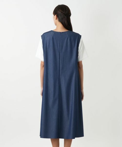 Leilian PLUS HOUSE / レリアンプラスハウス ロング・マキシ丈ワンピース | ジャンパースカート【プラス企画】 | 詳細9