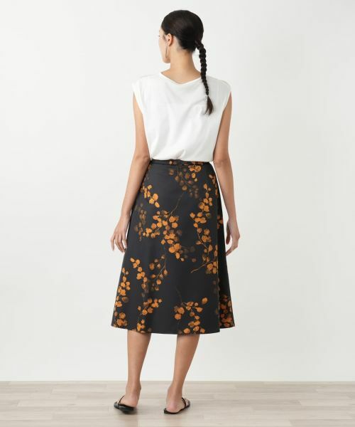 Leilian PLUS HOUSE / レリアンプラスハウス ミニ・ひざ丈スカート | 花柄スカート【Leilian WHITE LABEL】 | 詳細3
