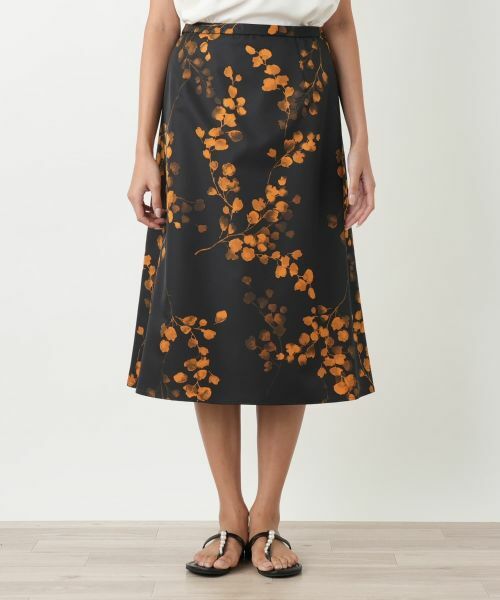 Leilian PLUS HOUSE / レリアンプラスハウス ミニ・ひざ丈スカート | 花柄スカート【Leilian WHITE LABEL】 | 詳細4