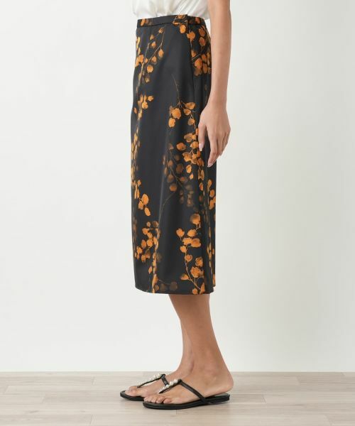 Leilian PLUS HOUSE / レリアンプラスハウス ミニ・ひざ丈スカート | 花柄スカート【Leilian WHITE LABEL】 | 詳細5