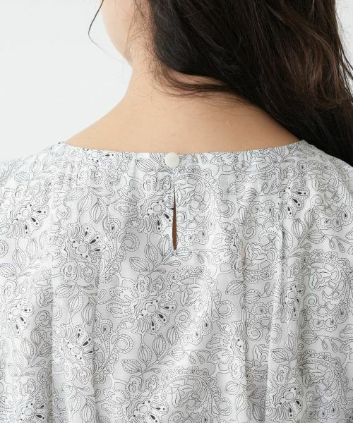 Leilian PLUS HOUSE / レリアンプラスハウス シャツ・ブラウス | ボタニカル柄リボンブラウス【BOURGE】 | 詳細9