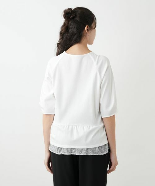 Leilian PLUS HOUSE / レリアンプラスハウス カットソー | ペプラムカットソー【BOURGE】 | 詳細12