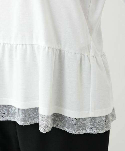 Leilian PLUS HOUSE / レリアンプラスハウス カットソー | ペプラムカットソー【BOURGE】 | 詳細16