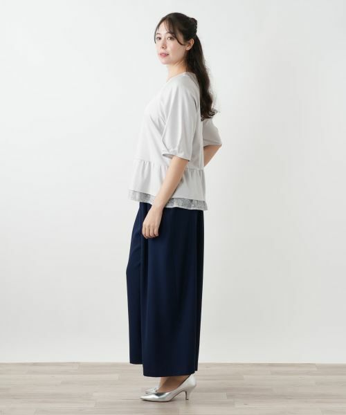 Leilian PLUS HOUSE / レリアンプラスハウス カットソー | ペプラムカットソー【BOURGE】 | 詳細2