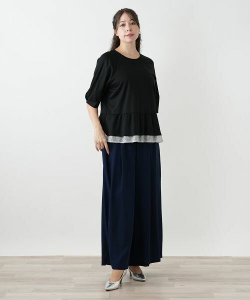 Leilian PLUS HOUSE / レリアンプラスハウス カットソー | ペプラムカットソー【BOURGE】 | 詳細4