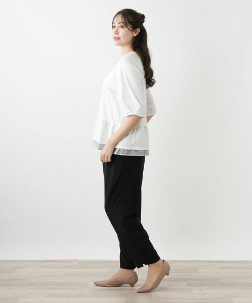 Leilian PLUS HOUSE / レリアンプラスハウス カットソー | ペプラムカットソー【BOURGE】 | 詳細8