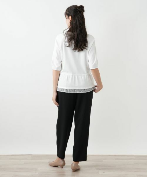 Leilian PLUS HOUSE / レリアンプラスハウス カットソー | ペプラムカットソー【BOURGE】 | 詳細9