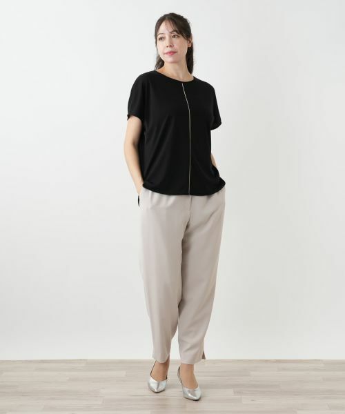 Leilian PLUS HOUSE / レリアンプラスハウス カットソー | センターラインカットソー【BOURGE】 | 詳細1