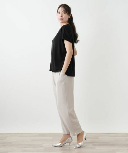 Leilian PLUS HOUSE / レリアンプラスハウス カットソー | センターラインカットソー【BOURGE】 | 詳細2