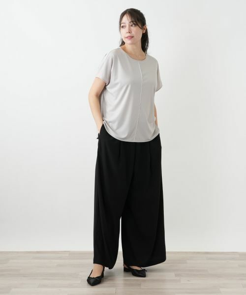 Leilian PLUS HOUSE / レリアンプラスハウス カットソー | センターラインカットソー【BOURGE】 | 詳細4