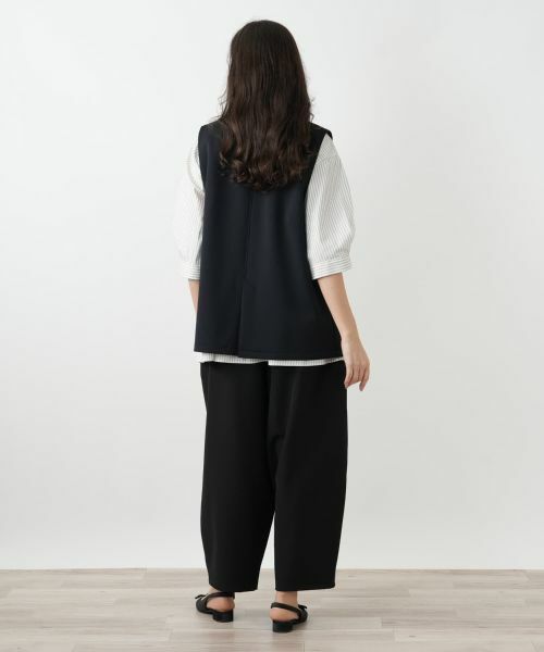 Leilian PLUS HOUSE / レリアンプラスハウス テーラードジャケット | ラペルドダブルベスト【NEMIKA】 | 詳細3