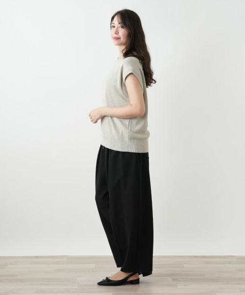 Leilian PLUS HOUSE / レリアンプラスハウス その他パンツ | イージーワイドパンツ【NEMIKA】 | 詳細5