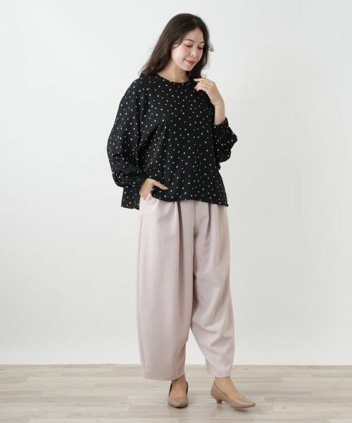 Leilian PLUS HOUSE / レリアンプラスハウス その他パンツ | イージーワイドパンツ【NEMIKA】 | 詳細7