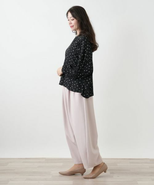 Leilian PLUS HOUSE / レリアンプラスハウス その他パンツ | イージーワイドパンツ【NEMIKA】 | 詳細8