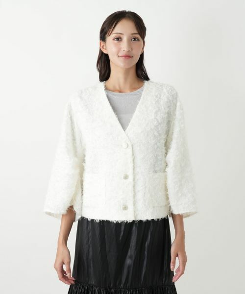 Leilian PLUS HOUSE / レリアンプラスハウス テーラードジャケット | フェザーライクジャケット【NEMIKA】 | 詳細10