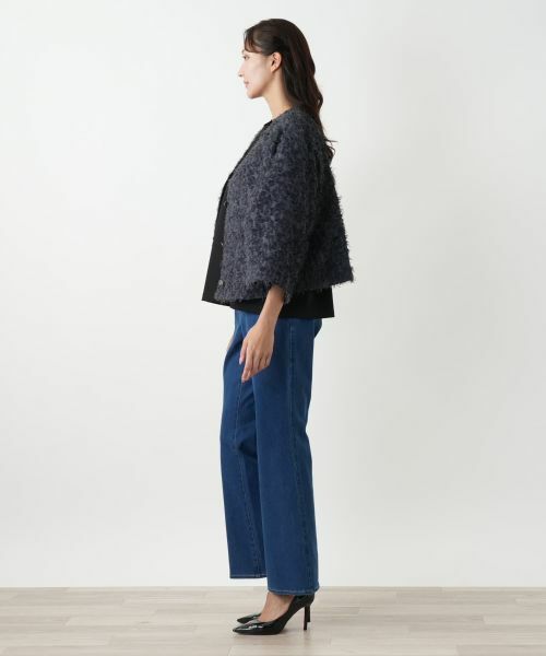 Leilian PLUS HOUSE / レリアンプラスハウス テーラードジャケット | フェザーライクジャケット【NEMIKA】 | 詳細2