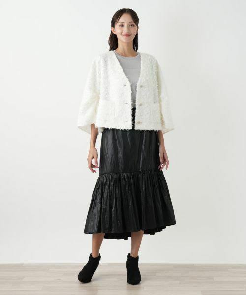 Leilian PLUS HOUSE / レリアンプラスハウス テーラードジャケット | フェザーライクジャケット【NEMIKA】 | 詳細7