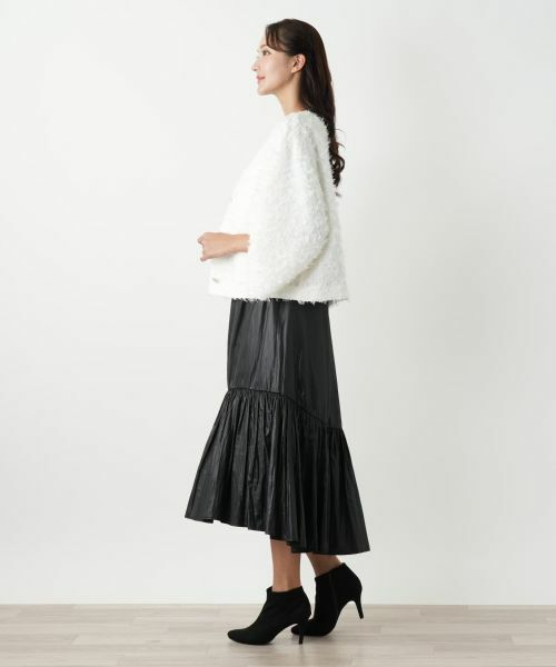 Leilian PLUS HOUSE / レリアンプラスハウス テーラードジャケット | フェザーライクジャケット【NEMIKA】 | 詳細8