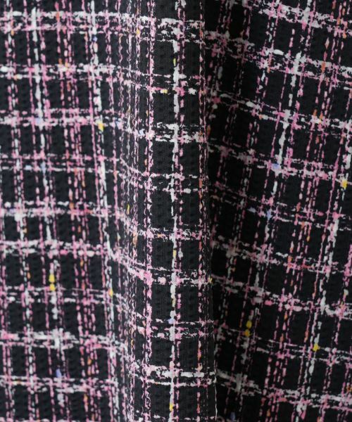 Leilian PLUS HOUSE / レリアンプラスハウス ドレス | ツイード風フレアワンピース | 詳細16