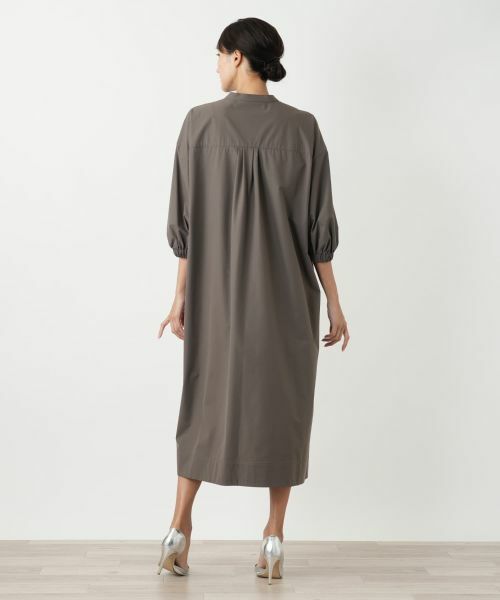 Leilian PLUS HOUSE / レリアンプラスハウス ドレス | スタンドカラーワンピース【プラス企画】 | 詳細6