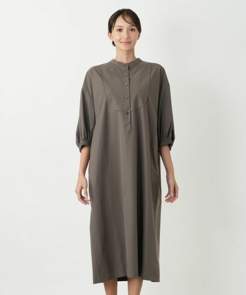 Leilian PLUS HOUSE / レリアンプラスハウス ドレス | スタンドカラーワンピース【プラス企画】 | 詳細7