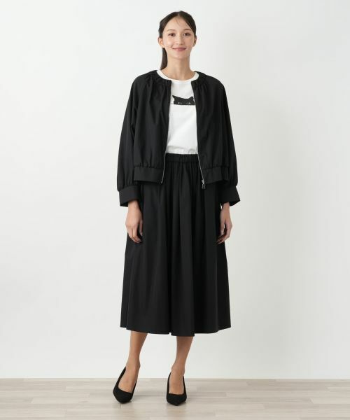 Leilian PLUS HOUSE / レリアンプラスハウス その他アウター | ノーカラーブルゾン【プラス企画】 | 詳細1