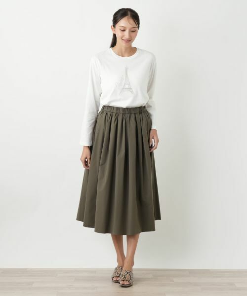 Leilian PLUS HOUSE / レリアンプラスハウス ミニ・ひざ丈スカート | スカート【プラス企画】 | 詳細1