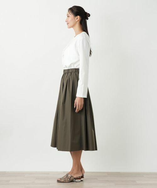 Leilian PLUS HOUSE / レリアンプラスハウス ミニ・ひざ丈スカート | スカート【プラス企画】 | 詳細2