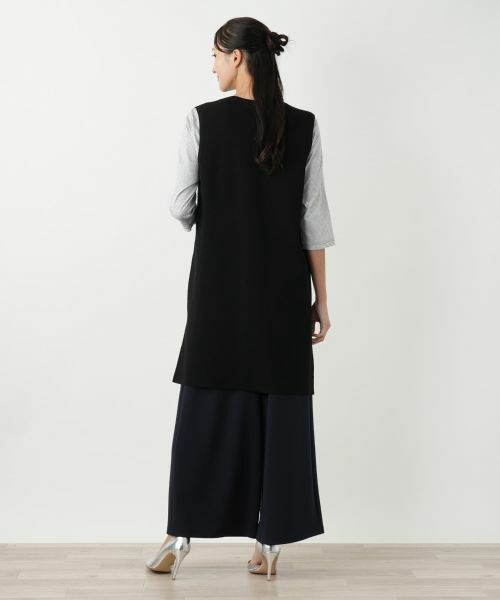 Leilian PLUS HOUSE / レリアンプラスハウス テーラードジャケット | ニットベスト【Leilian WHITE LABEL】 | 詳細3