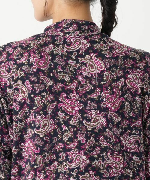 Leilian PLUS HOUSE / レリアンプラスハウス カットソー | ペイズリーハイネックカットソー【Leilian WHITE LABEL】 | 詳細11
