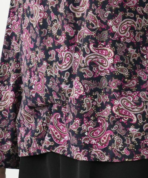 Leilian PLUS HOUSE / レリアンプラスハウス カットソー | ペイズリーハイネックカットソー【Leilian WHITE LABEL】 | 詳細13