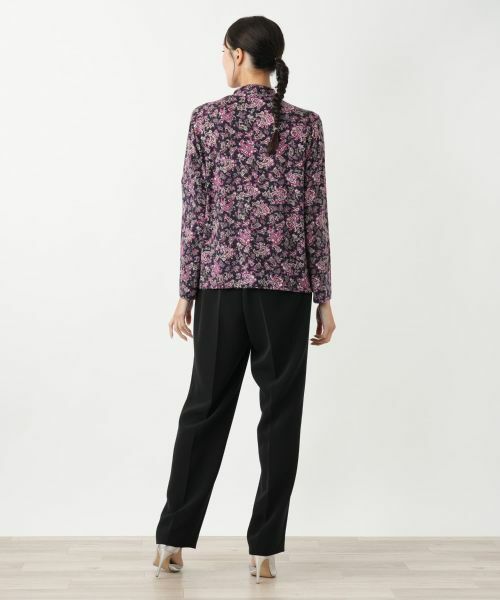 Leilian PLUS HOUSE / レリアンプラスハウス カットソー | ペイズリーハイネックカットソー【Leilian WHITE LABEL】 | 詳細6