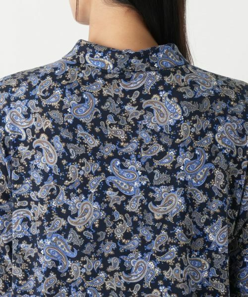 Leilian PLUS HOUSE / レリアンプラスハウス ポロシャツ | ペイズリー柄ポロシャツチュニック【Leilian WHITE LABEL】 | 詳細11