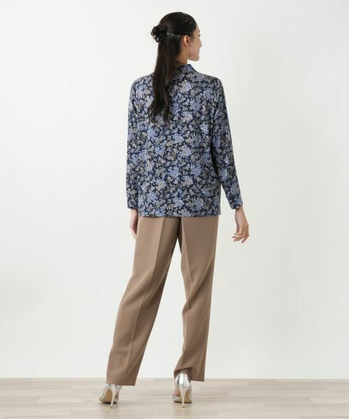 Leilian PLUS HOUSE / レリアンプラスハウス ポロシャツ | ペイズリー柄ポロシャツチュニック【Leilian WHITE LABEL】 | 詳細6