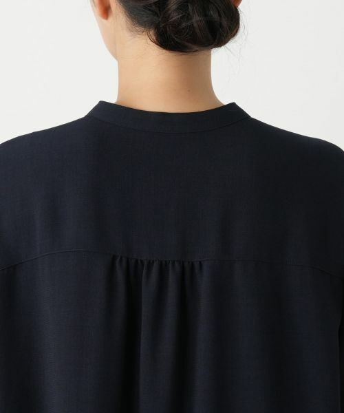 Leilian PLUS HOUSE / レリアンプラスハウス シャツ・ブラウス | スタンドカラーブラウス【Leilian WHITE LABEL】 | 詳細11