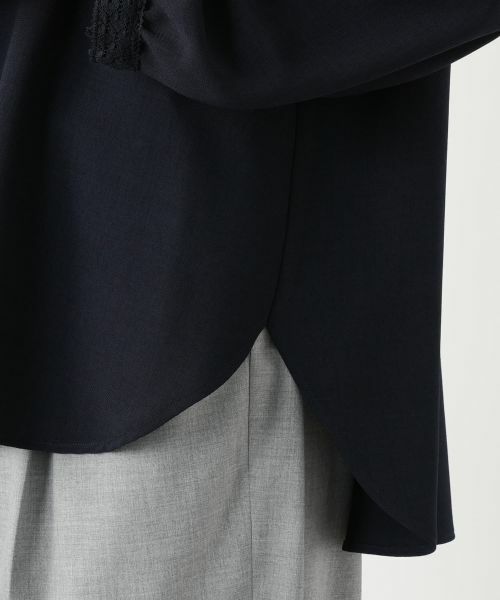 Leilian PLUS HOUSE / レリアンプラスハウス シャツ・ブラウス | スタンドカラーブラウス【Leilian WHITE LABEL】 | 詳細13