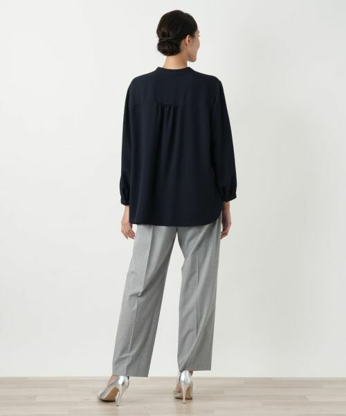 Leilian PLUS HOUSE / レリアンプラスハウス シャツ・ブラウス | スタンドカラーブラウス【Leilian WHITE LABEL】 | 詳細6