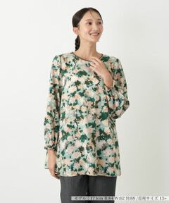 Leilian PLUS HOUSE / レリアンプラスハウス シャツ・ブラウス | 花柄ブラウス【Leilian WHITE LABEL】