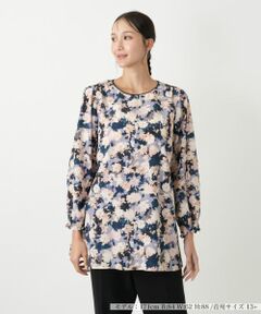 Leilian PLUS HOUSE / レリアンプラスハウス シャツ・ブラウス | 花柄ブラウス【Leilian WHITE LABEL】