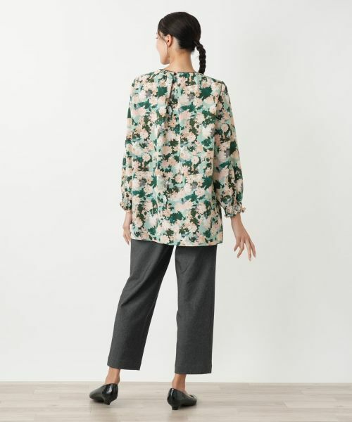 Leilian PLUS HOUSE / レリアンプラスハウス シャツ・ブラウス | 花柄ブラウス【Leilian WHITE LABEL】 | 詳細3