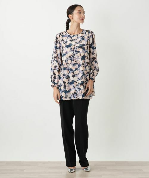 Leilian PLUS HOUSE / レリアンプラスハウス シャツ・ブラウス | 花柄ブラウス【Leilian WHITE LABEL】 | 詳細4
