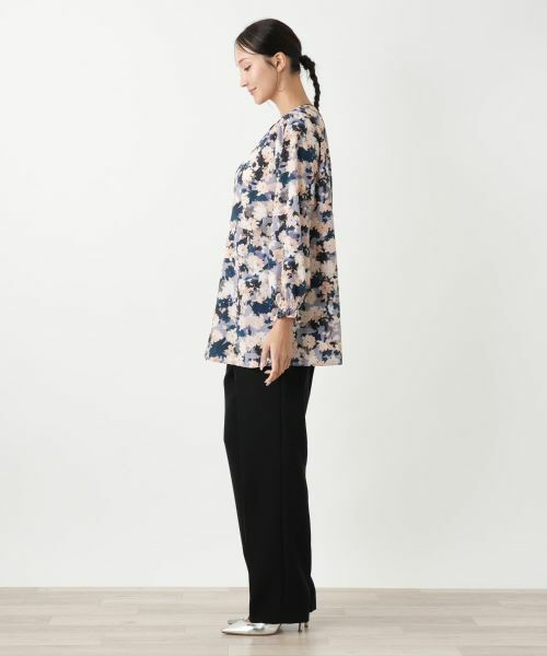 Leilian PLUS HOUSE / レリアンプラスハウス シャツ・ブラウス | 花柄ブラウス【Leilian WHITE LABEL】 | 詳細5
