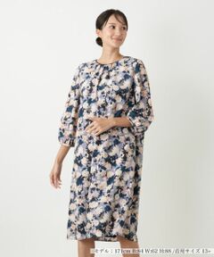 Leilian PLUS HOUSE / レリアンプラスハウス ドレス | 花柄フレアワンピース【Leilian WHITE LABEL】