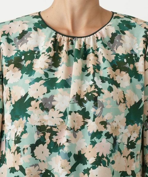 Leilian PLUS HOUSE / レリアンプラスハウス ドレス | 花柄フレアワンピース【Leilian WHITE LABEL】 | 詳細10