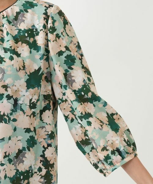 Leilian PLUS HOUSE / レリアンプラスハウス ドレス | 花柄フレアワンピース【Leilian WHITE LABEL】 | 詳細12