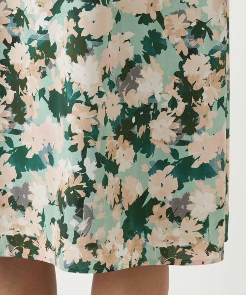 Leilian PLUS HOUSE / レリアンプラスハウス ドレス | 花柄フレアワンピース【Leilian WHITE LABEL】 | 詳細13