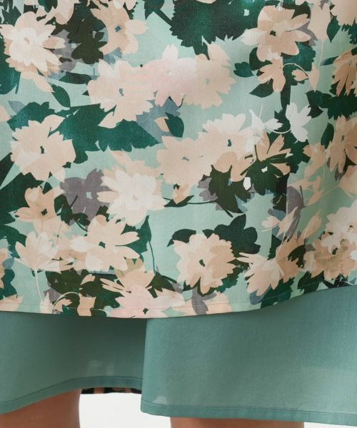 Leilian PLUS HOUSE / レリアンプラスハウス ドレス | 花柄フレアワンピース【Leilian WHITE LABEL】 | 詳細14