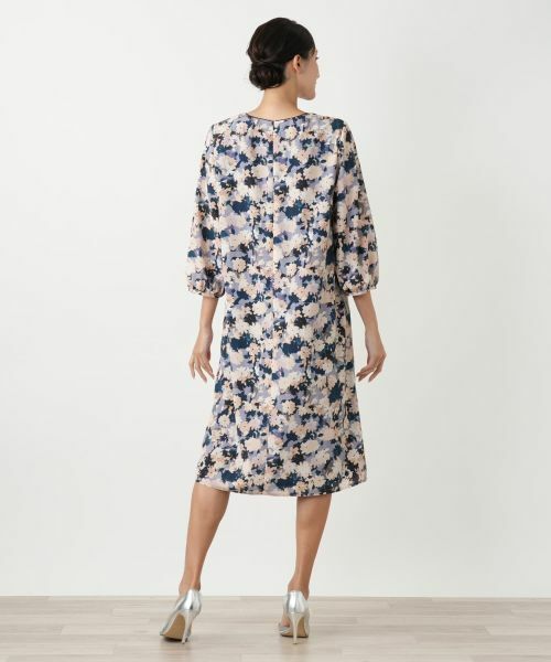 Leilian PLUS HOUSE / レリアンプラスハウス ドレス | 花柄フレアワンピース【Leilian WHITE LABEL】 | 詳細3