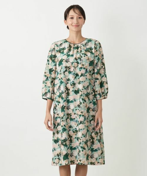 Leilian PLUS HOUSE / レリアンプラスハウス ドレス | 花柄フレアワンピース【Leilian WHITE LABEL】 | 詳細7